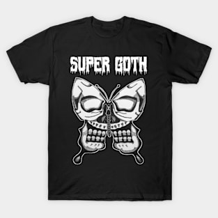 Super goth butterfly with skull T-Shirt